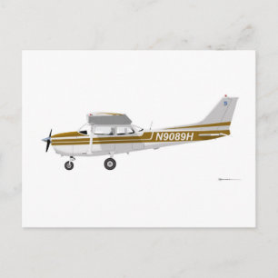 Postal Cessna 172 Skyhawk Brown
