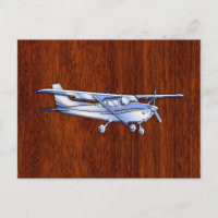 Cessna Flying Mahogany de la aeronave clásica crom