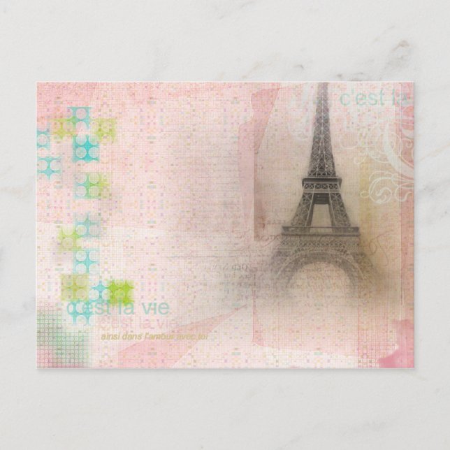 Postal C'est La Vie (Anverso)