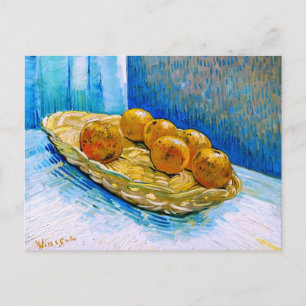 Postal Cesta con seis Naranjas Bella Artes Van Gogh