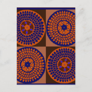 Postal Cesta de girasoles de África