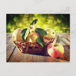 Postal Cesta de manzanas