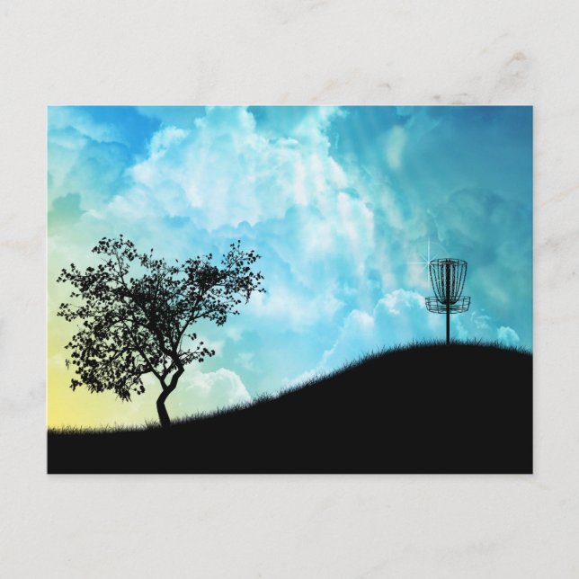 Postal Cesta En Una Colina #2 (Anverso)