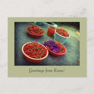 Postal Cestas llenas de calor, Waegwan, Southkorea