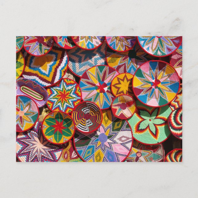 Postal Cestas tradicionales de Etiopía (Anverso)
