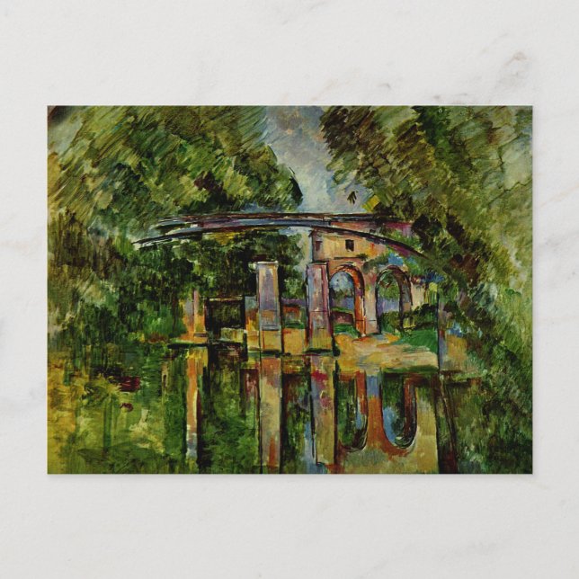 Postal Cezanne - Aqueduct y Lock. (Anverso)