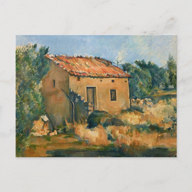 Postal Cezanne - Casa Abandonada (Anverso)