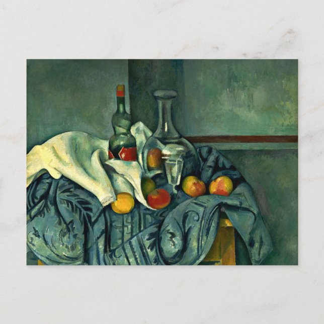 Postal Cezanne - La botella de Peppermint (Anverso)