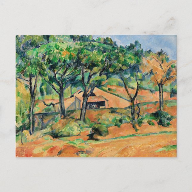 Postal Cezanne - La Casa en Provenza (Anverso)