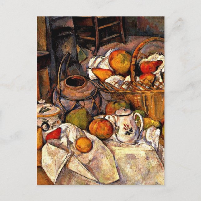 Postal Cezanne - La mesa de cocina (Anverso)