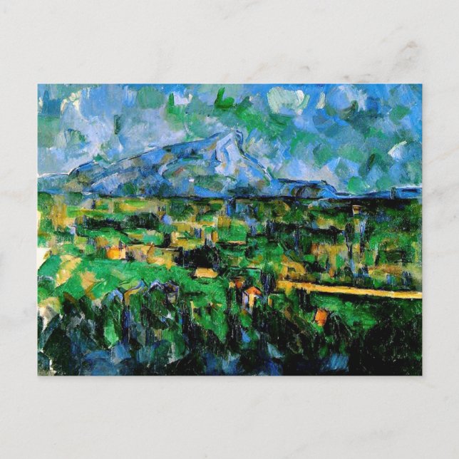 Postal Cezanne - Mont Sainte Victoire (Anverso)