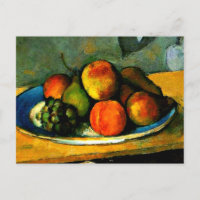 Cezanne - Peaches, piñas y uvas