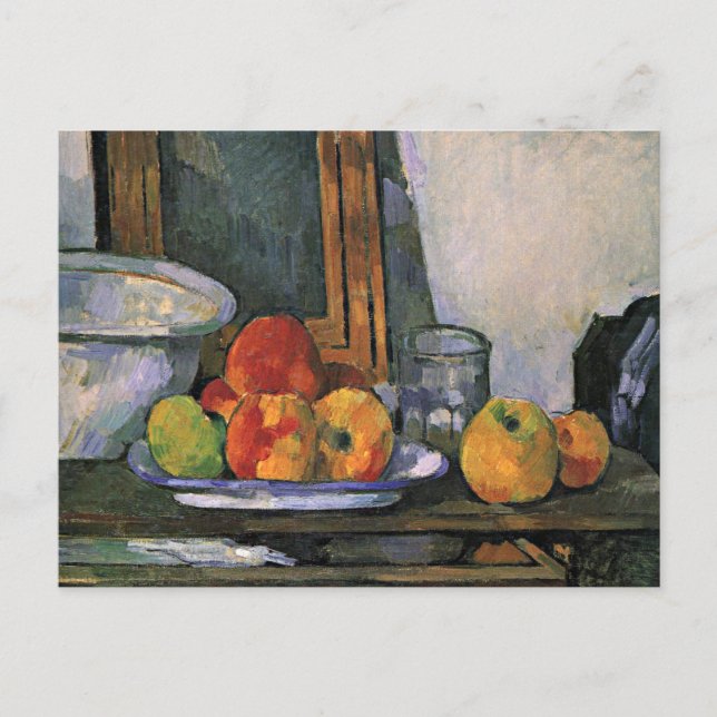 Postal Cezanne - Vida fija con cajón abierto (Anverso)