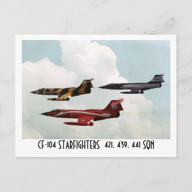POSTAL CF-104 STARFIGHTER (Anverso)