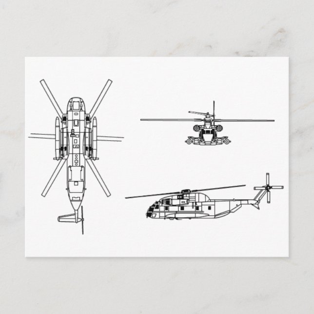 Postal CH-53 Sea Stallion (Anverso)