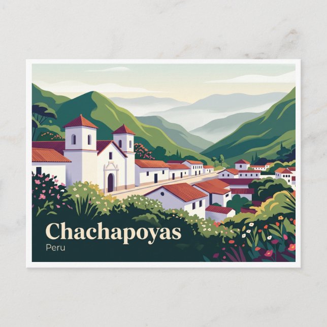 Postal Chachapoyas Perú (Anverso)