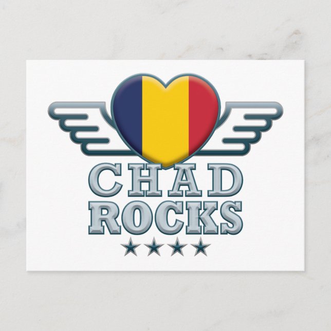Postal Chad Rocks v2 (Anverso)