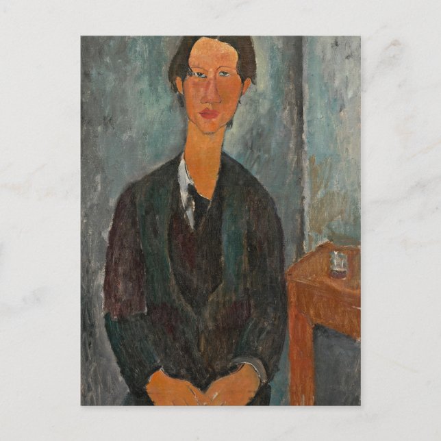 Postal Chaim Soutine, 1917 (aceite sobre lienzo) (Anverso)