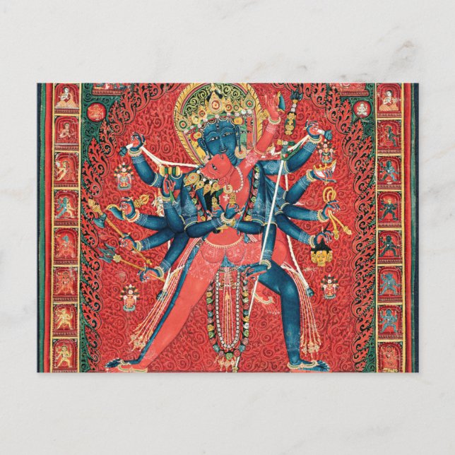 Postal Chakrasamvara Y Consort Vajravarahi (Anverso)