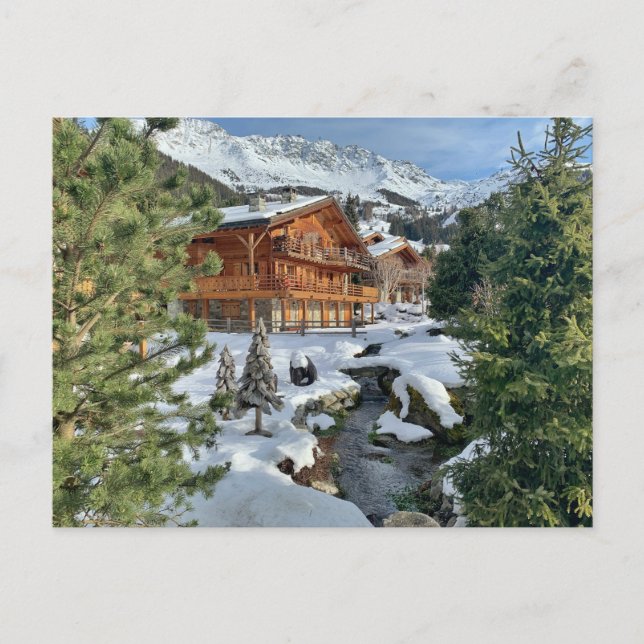 Postal Chalet suizo (Anverso)