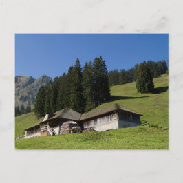 Postal Chalets en los Alpes suizos