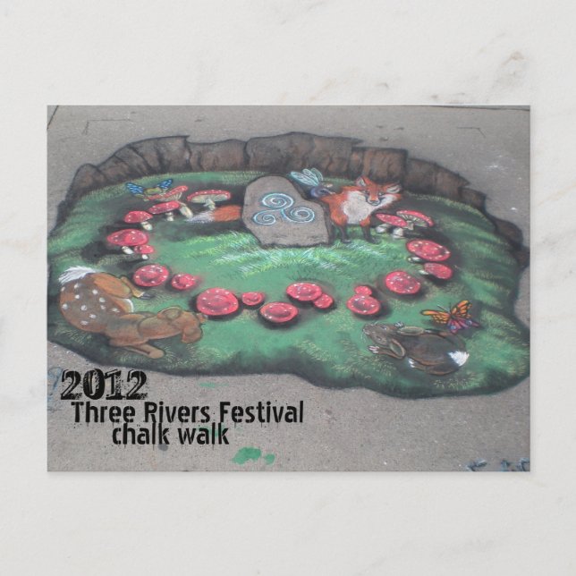 Postal Chalk Walk 2012~postal (Anverso)