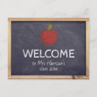 Chalkboard de vuelta a la escuela de profesores de