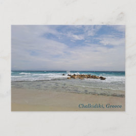 Postal Chalkidiki Griekenland strand en zee