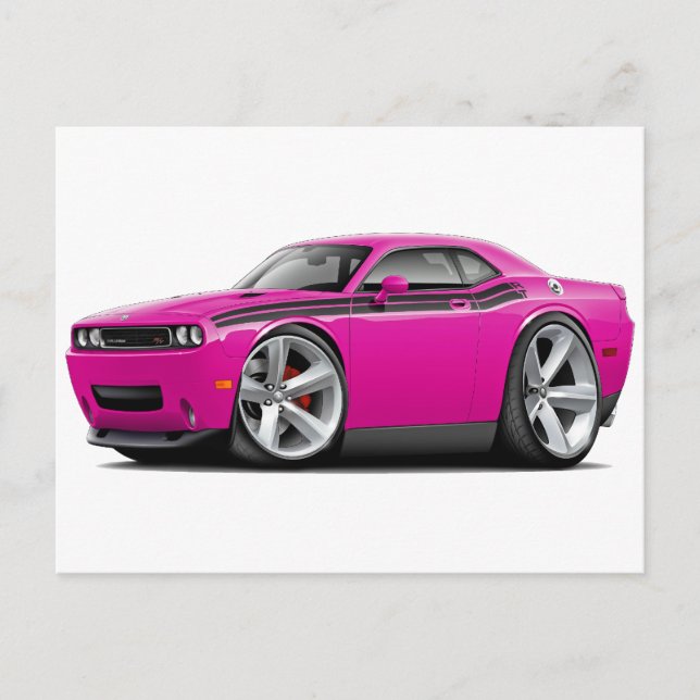 Postal Challenger RT Fuschia-Black Car 2009-11 (Anverso)