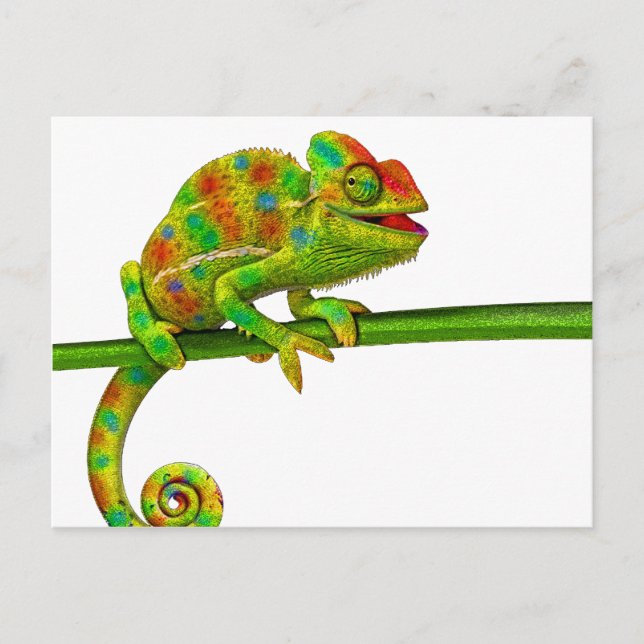 Postal Chameleon (Anverso)