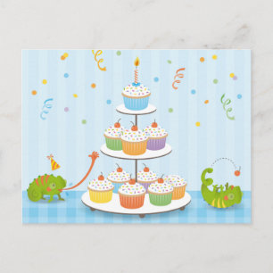 Postal Chameleon birthday