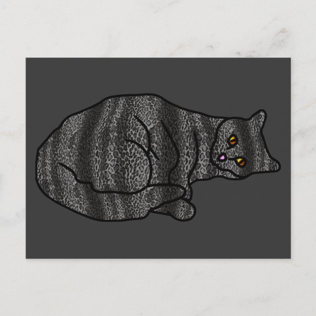 Postal Chameleon Cat (Anverso)