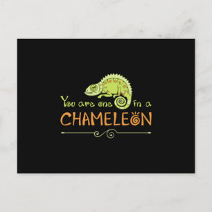 Postal Chameleon Lizard Reptile Gecko Dragon regalo graci