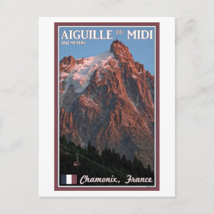 Postal Chamonix - Aiguille du Midi