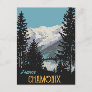 Postal Chamonix, Francia