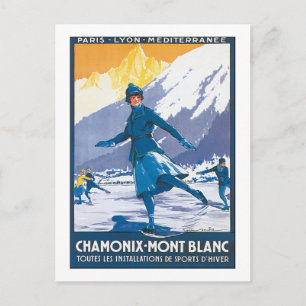 Postal Chamonix Mont Blanc