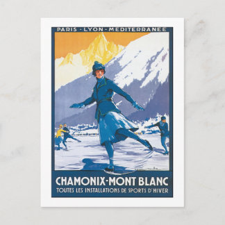 Postal Chamonix Mont Blanc