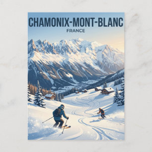 Postal Chamonix-Mont-Blanc Francia