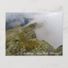 Postal Chamonix, montañas Le Brévent - Francia