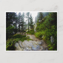 Postal Chamonix - Mt. Blanc, paisaje alpino, Francia