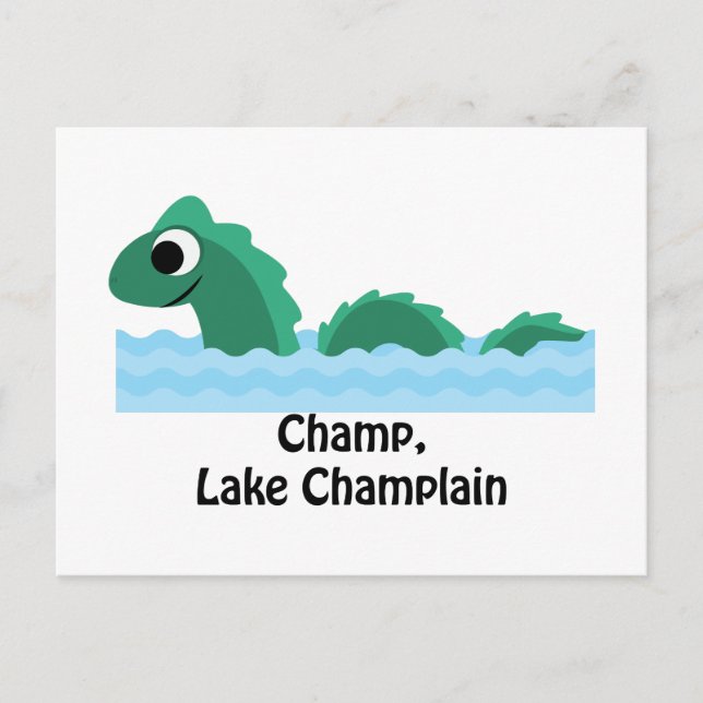 Postal Champ, lago Champlain (Anverso)