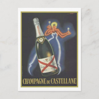 Postal Champagne de Castellane