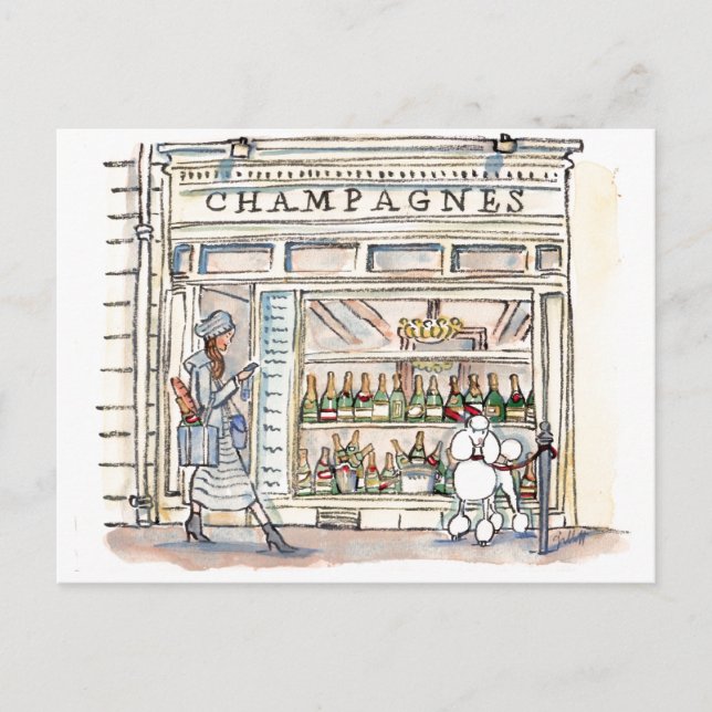 POSTAL CHAMPAGNE SAINT SULPICE (Anverso)