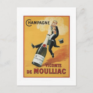 Postal Champagne Viconte De Mouillac