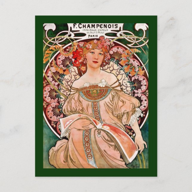 Postal Champán - F. Champenois Imprimeur (Anverso)