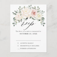 Champán Ivory Rubor Pink Floral Greeneration RSVP