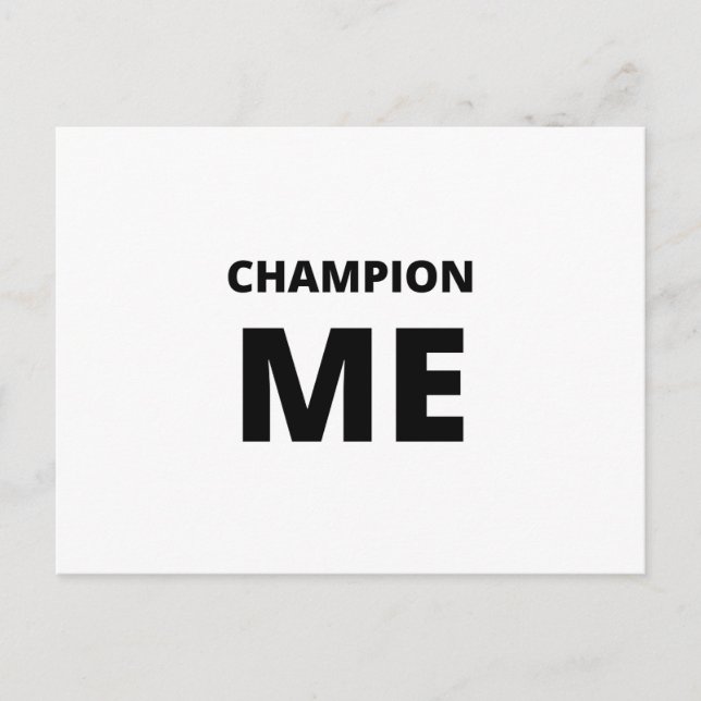 POSTAL CHAMPION ME (Anverso)