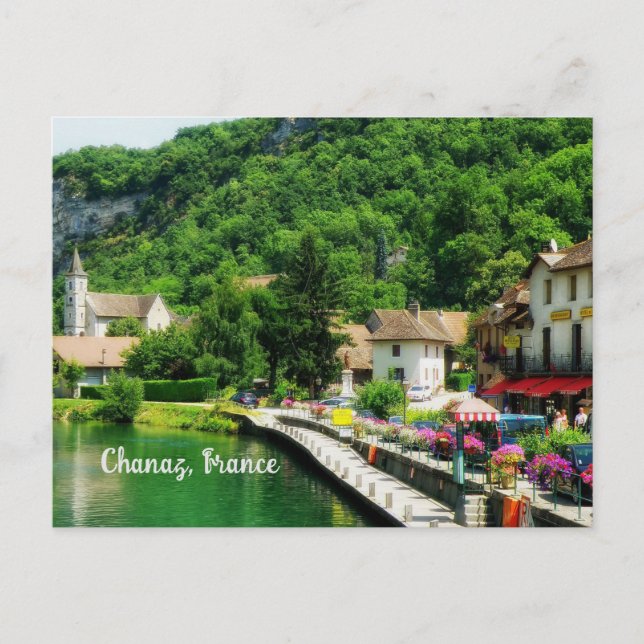 Postal Chanaz, Francia (Anverso)