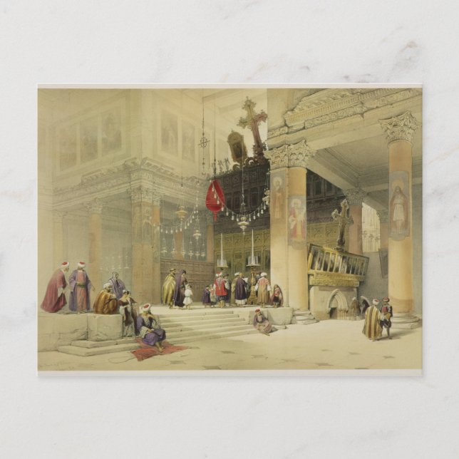 Postal Chancel de la Iglesia de Santa Elena, plato 87 de (Anverso)