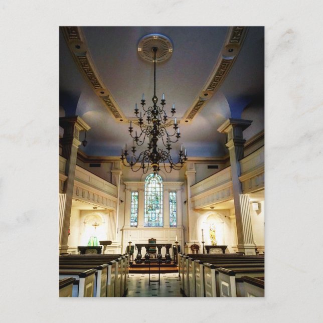 Postal Chandelier de iglesia (Anverso)